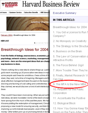 創造力は知識よりも重要です - The MFA is the New MBA_b0007805_13391667.jpg