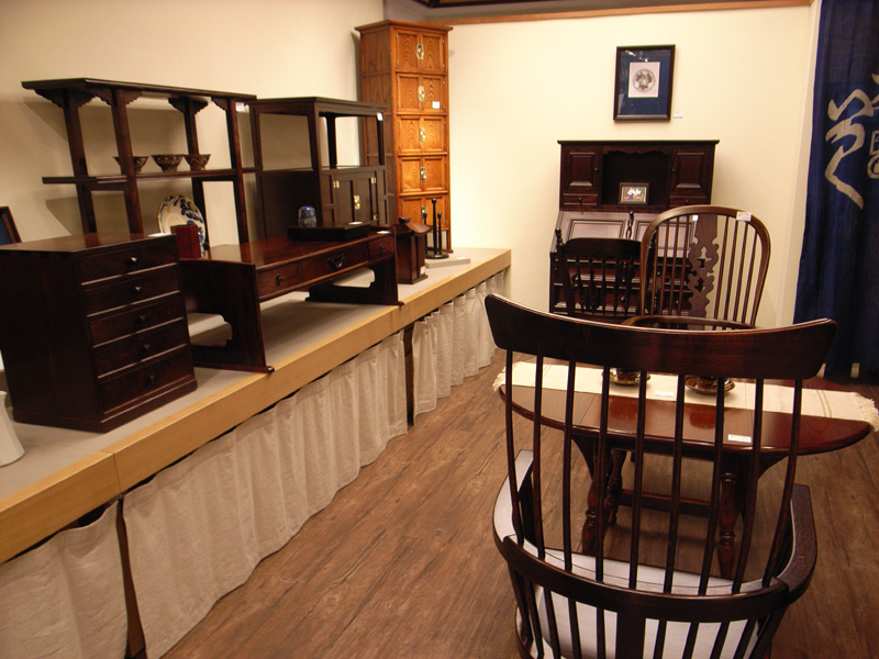 「松本民芸木工逸品展」展示風景_e0155377_8415656.jpg