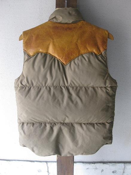 60～70\'s Rocky Mountain Featherbed DOWN VEST_b0139281_14511793.jpg