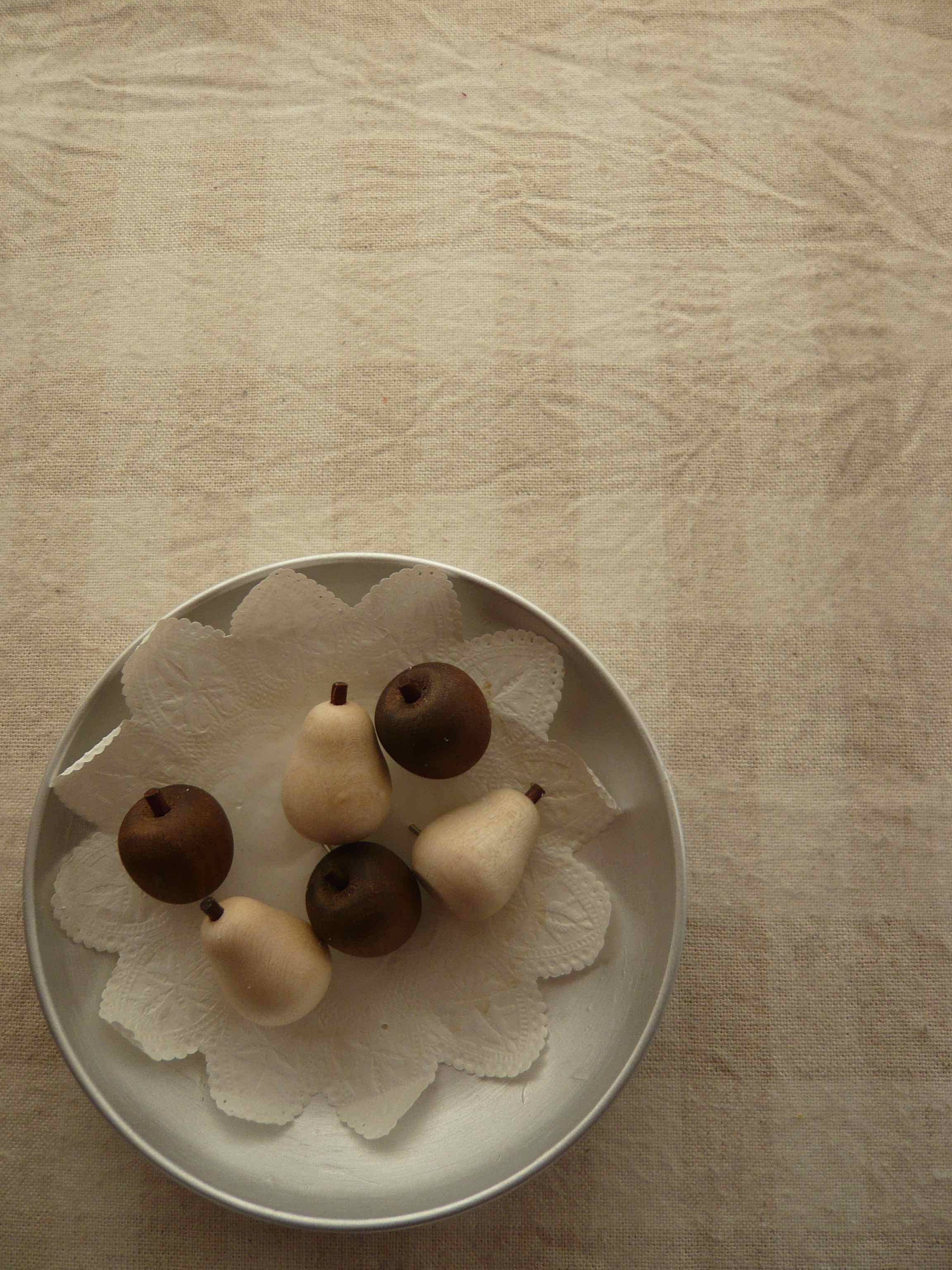 りんごと洋なしの押しピン かわいい まいにち りんごと洋なしの押しピン かわいい まいにち