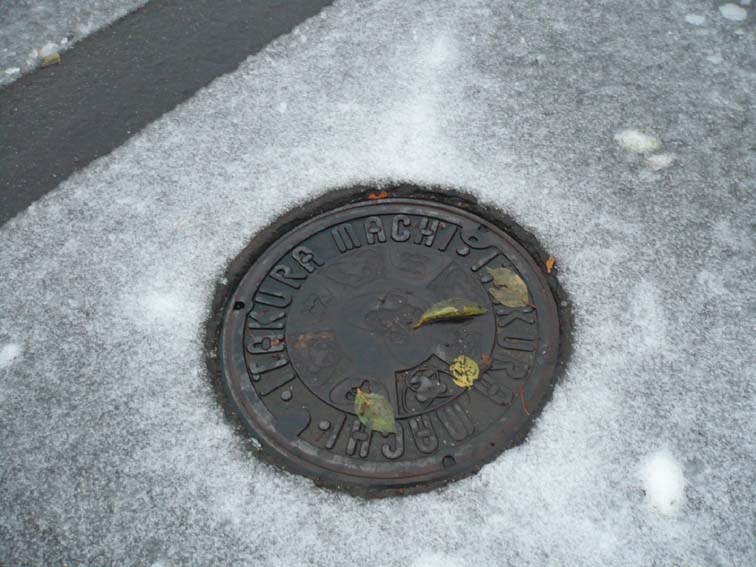 里に雪。これは初雪。_b0126182_14464575.jpg