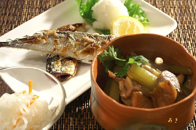 晩ご飯(和食)のご紹介です。_b0033423_1931532.jpg