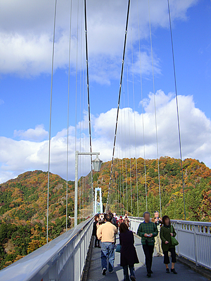 秋の紅葉ドライブ★竜神大吊橋と袋田の滝①_f0025795_22342027.jpg