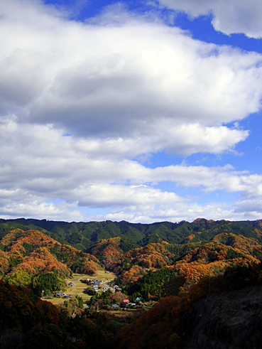 秋の紅葉ドライブ★竜神大吊橋と袋田の滝①_f0025795_22404822.jpg