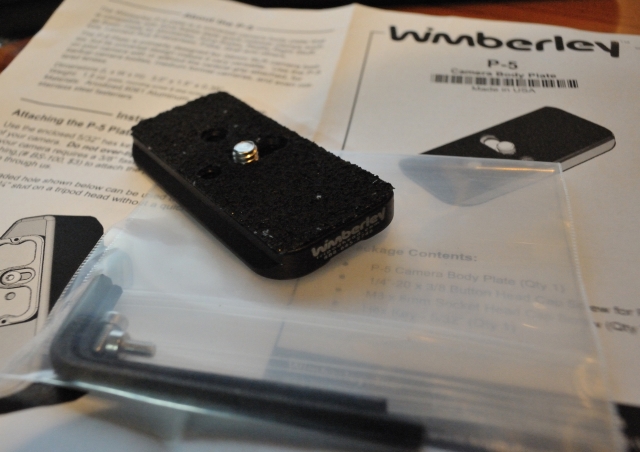 WimberleyカメラプレートをP-5購入_c0051132_20481250.jpg