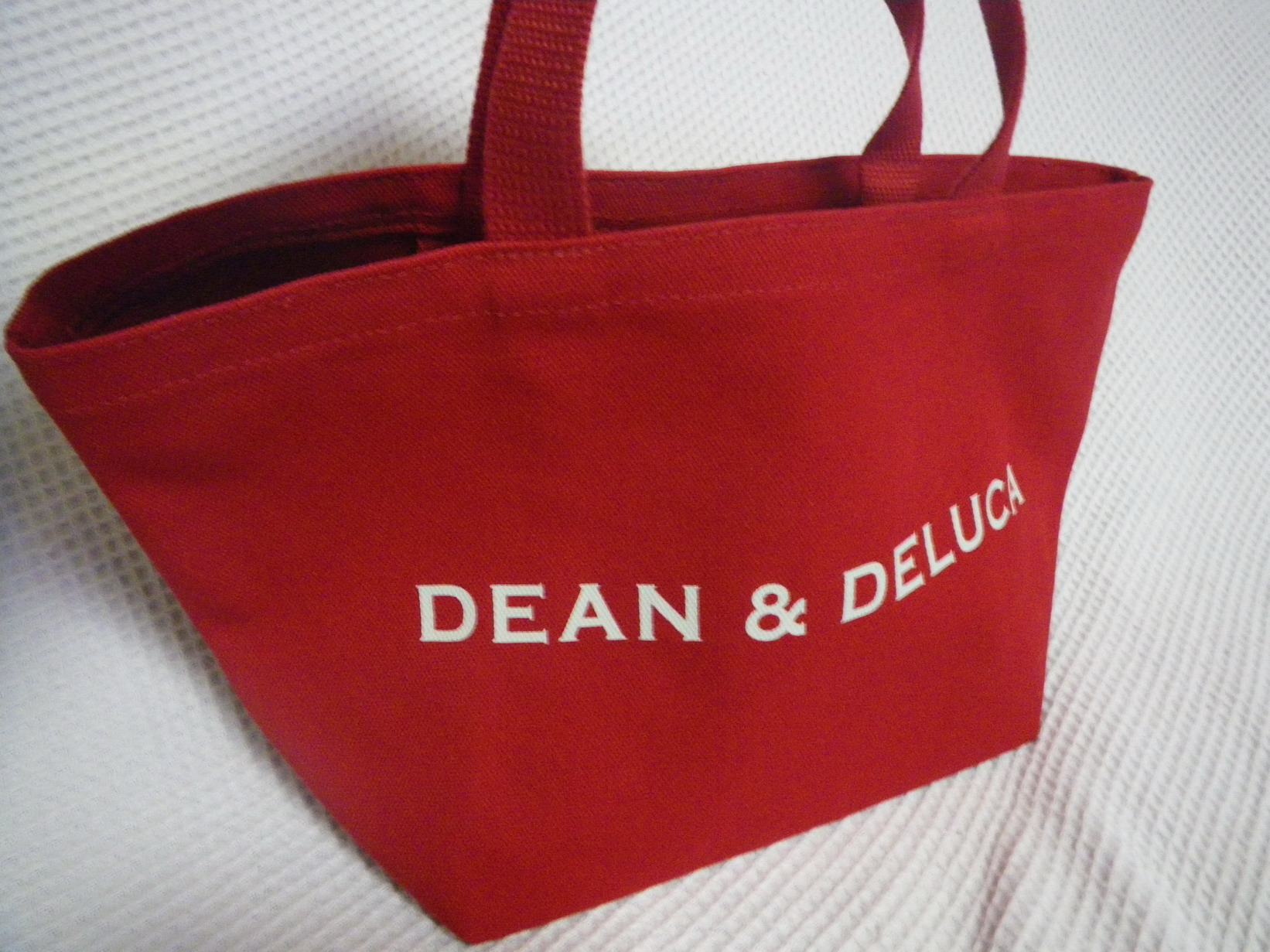 ラッカス 計画 アナニバー Dean Deluca トート バッグ 赤 Cheese And Olive Jp