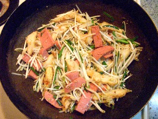 今日の夕飯はモヤシ炒め_e0166355_18242969.jpg