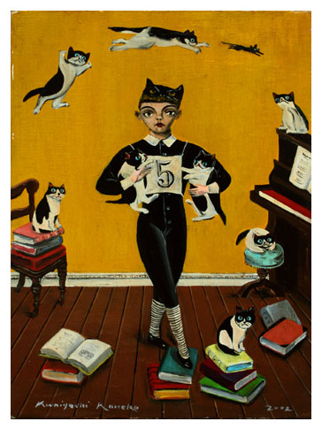 金子國義展 「猫の時間」-Temps du chat-_a0093332_2052951.jpg
