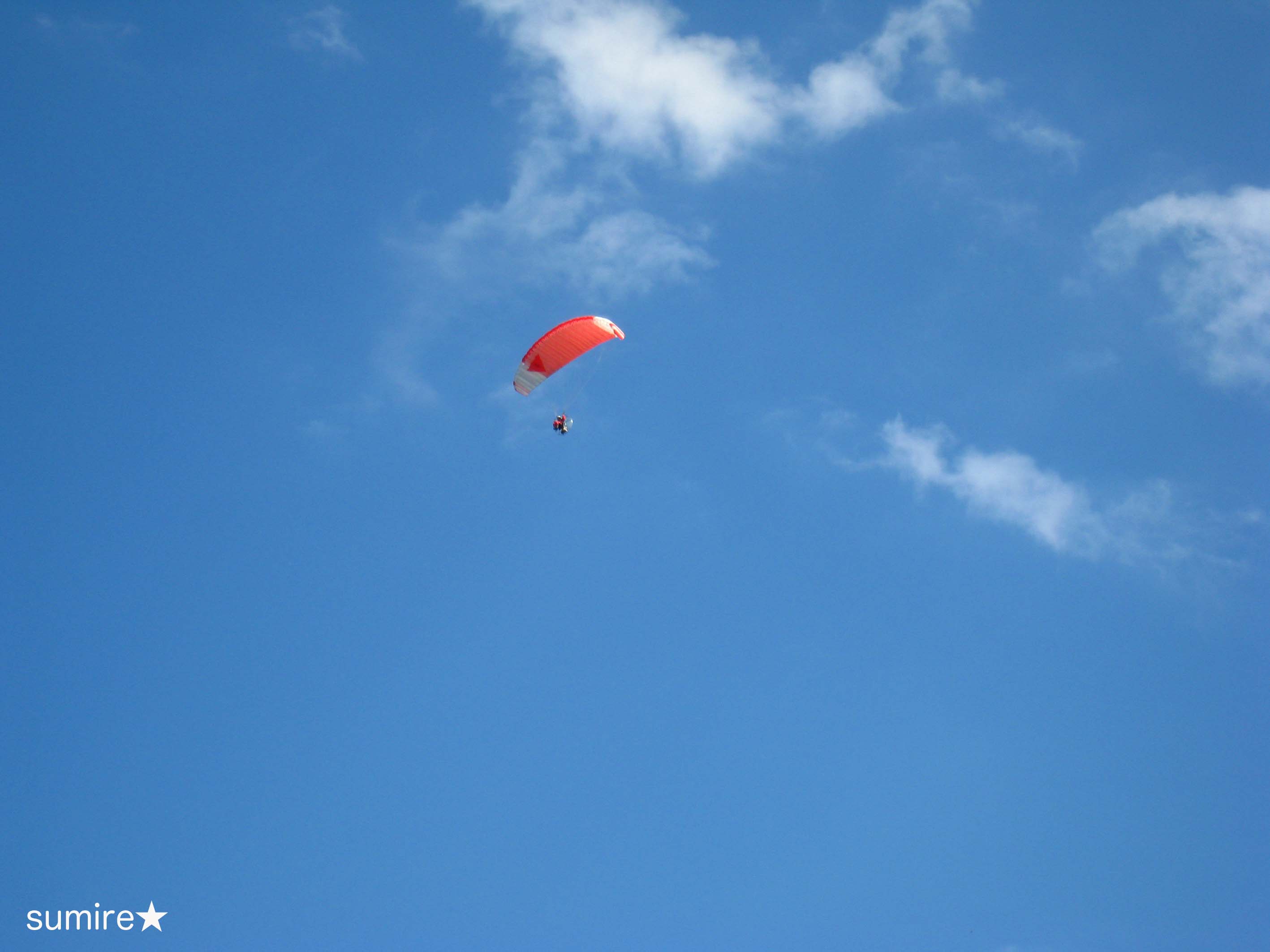 空飛ぶ人間 Sumire Photo