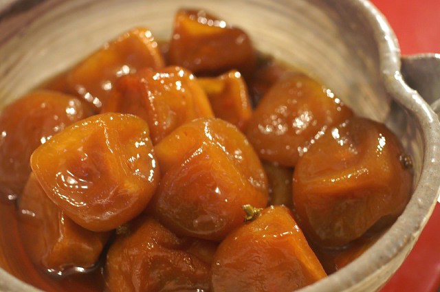 大胆 丸ごと柚子の甘露煮 あきオリジナルです 他柚子汁入りパンケーキなどです 料理と趣味の部屋