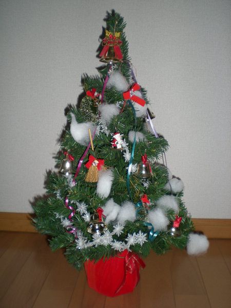2008年12月1日(月)クリスマスツリーとお転婆心ちゃん!_f0060461_152987.jpg