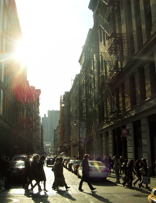 冬のニューヨークのSOHOの街角風景_b0007805_10201838.jpg