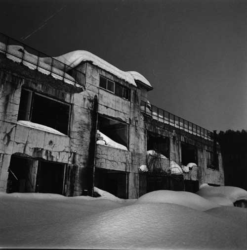 ＳＮＯＷＹ・夜の真谷地炭鉱_f0173596_9415186.jpg