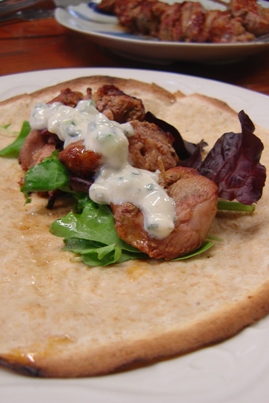 Lamb & salad wrap_f0150785_18213343.jpg