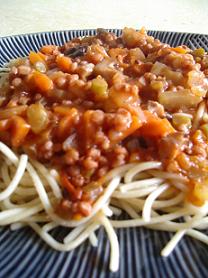 Spaghetti & Millet Bolognese_e0149442_15502778.jpg