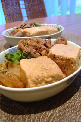 Sukiyaki style Beef & Tofu_f0150785_18443482.jpg