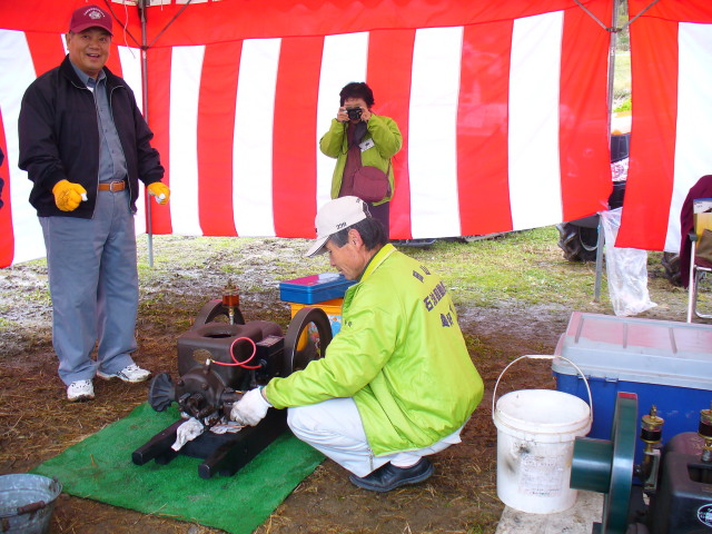 報告 Jａ広島中央農業祭2008 広島県東広島市高屋町 発動機運転会 2008 11 29 30 石油発動機の修理と旧車バイクのコイル巻替え修理 小林発動機模型工房ブログ