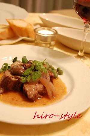 サーモンの前菜とワイン煮*_c0128886_19593493.jpg