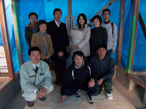 D邸上棟式_f0073301_1932682.jpg