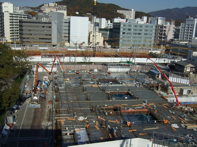 広島駅北口若草町再開発工事 08年12月 広島コンシェルジュ