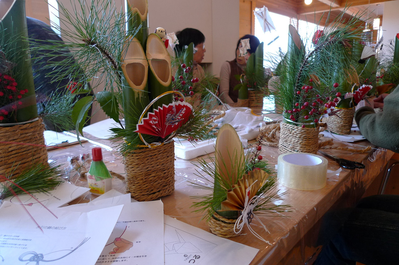 「寺子屋&門松つくり」_f0073301_1821189.jpg