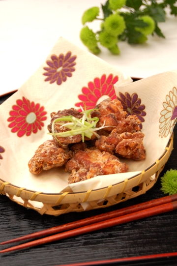 料亭風!鶏の竜田揚げ☆_d0104926_5493084.jpg