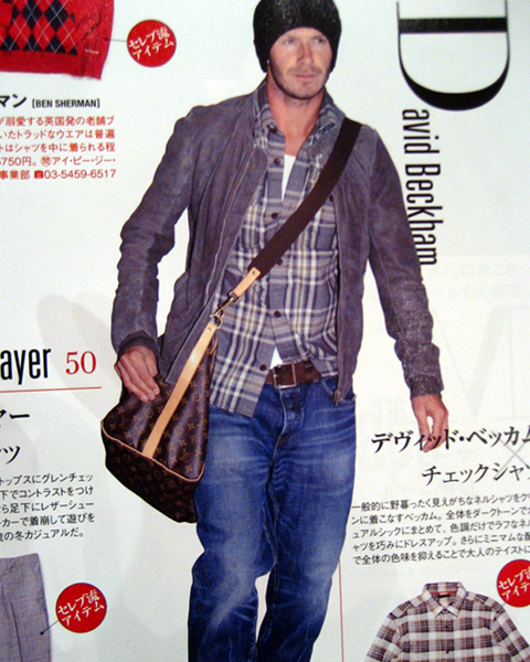 DAVID BECKHAM  × ABERCROMBIE & FITCH  CHECK SHIRTS_a0076440_19203218.jpg