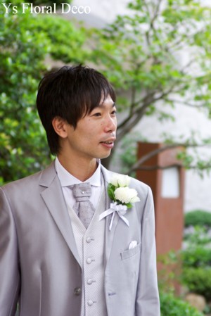 ピンポンマムとブルゴーニュのクラッチブーケ_b0113510_10212940.jpg