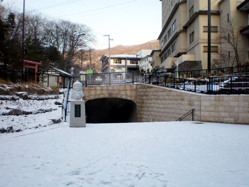 登別温泉。また雪が積もりました(^_-)_e0037129_21115133.jpg