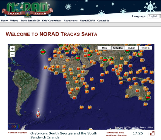 今年もNORADがクリスマス・イブのサンタさんの旅路をライブ中継_b0007805_1104125.jpg