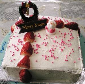 No.2490  クリスマスケーキを作る・・・・・・・_e0164951_8164190.jpg
