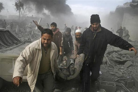 イスラエル、ガザ空襲－1000人以上が死傷_e0049842_21434636.jpg