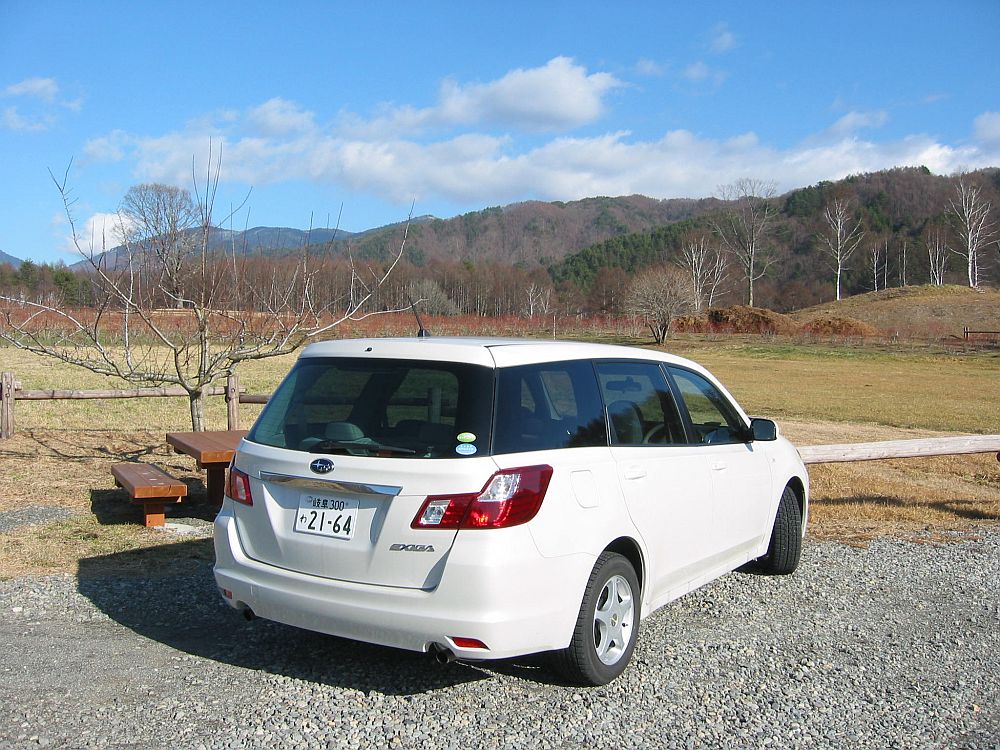 エクシーガの前輪駆動車を御嶽山麓で再テスト_f0076731_22282281.jpg