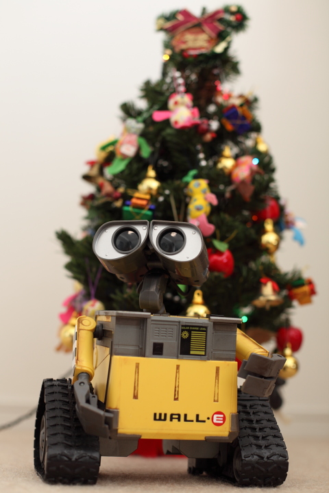 WALL-E + クリスマスツリー_e0145116_23445853.jpg