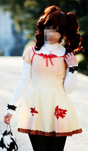 ☆ ペルソナ 4 § 久慈川りせ § 冬私服 コスプレ衣装 : Sweety