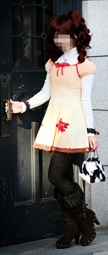 ☆ ペルソナ 4 § 久慈川りせ § 冬私服 コスプレ衣装 : Sweety