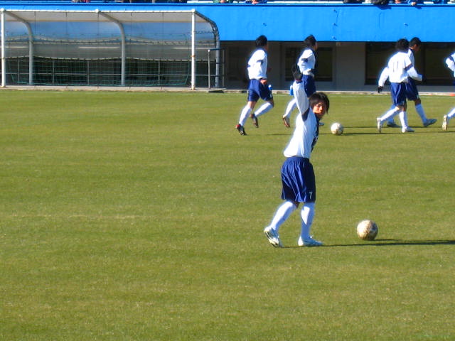 [野洲高校ｻｯｶｰ部観戦記]全国高校ｻｯｶｰ選手権対鹿島学園＠三ツ沢③_d0121300_1841225.jpg