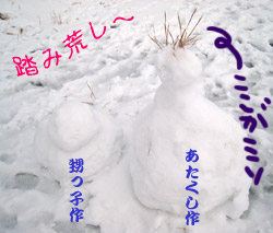 雪の三国でおめでたぅう〜♪_e0112226_17535374.jpg