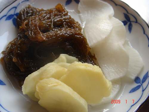 たくあん味比べ 白と黄色の大根漬け ②今日から新学期 : 小次郎じじ物語