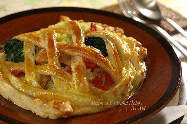 ちょっとお洒落なパイ包みのリゾット／お正月の残り野菜活用P-2のご紹介です。_b0033423_10152298.jpg