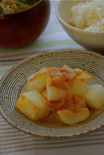 長いもほくほく☆にんにくオイル煮_e0110659_10122616.jpg