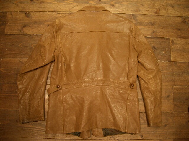 ～４０’S　MONTGOMERY WARD　変形　Leather JKT_c0155051_12324177.jpg