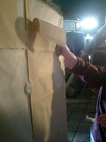 「酒粕はがし」&中学授業参観・入学説明会_d0007957_21155489.jpg
