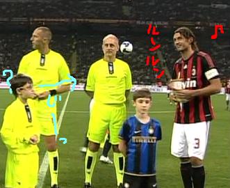 MILAN VS INTER パオロ・マルディーニのデルビー_c0182385_20223458.jpg