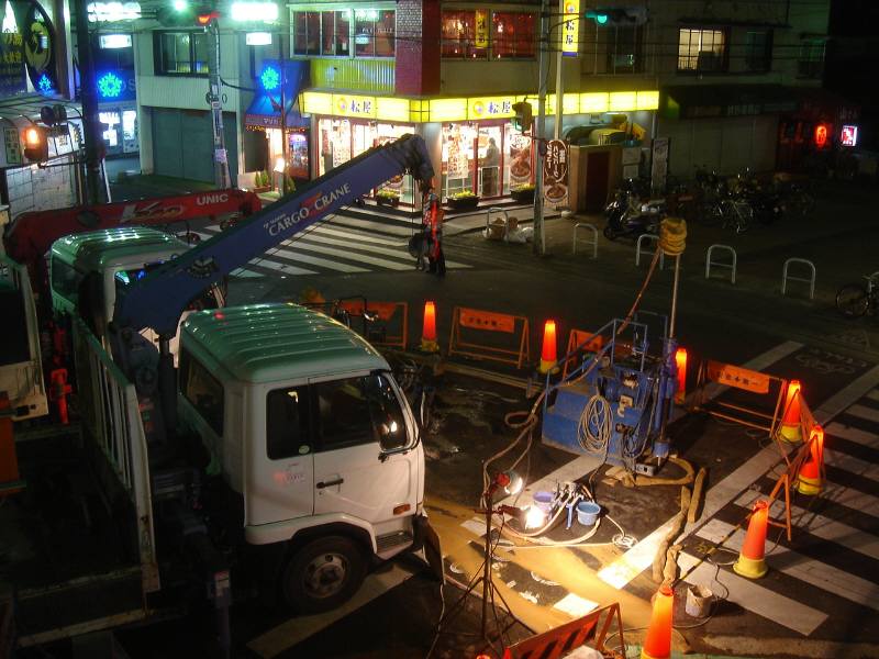 年度末の夜間工事 佐野いくおのブログ 年度末の夜間工事 佐野いくおのブログ