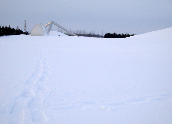 モエレ山でソリ遊び_d0117900_23522058.jpg