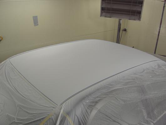 ルーフパネル塗装 自動車修理 販売 株式会社オートファクトリー好美 Weblog