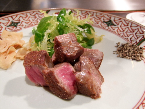 「銀座 うかい亭の田村牛鉄板焼」_a0000029_1593875.jpg