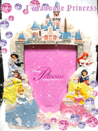 ディズニーランドで買った写真立て１ I Wanna Be Princess