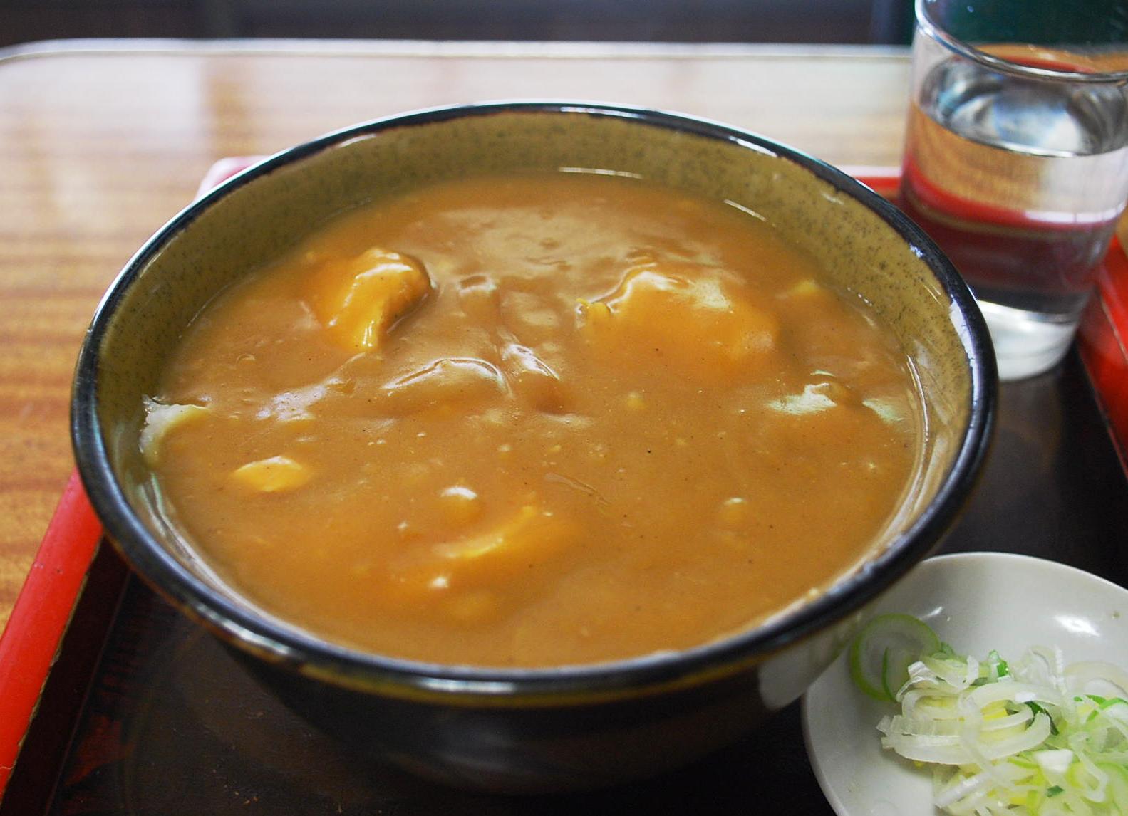 田毎庵のカレーうどん_c0177814_13505833.jpg